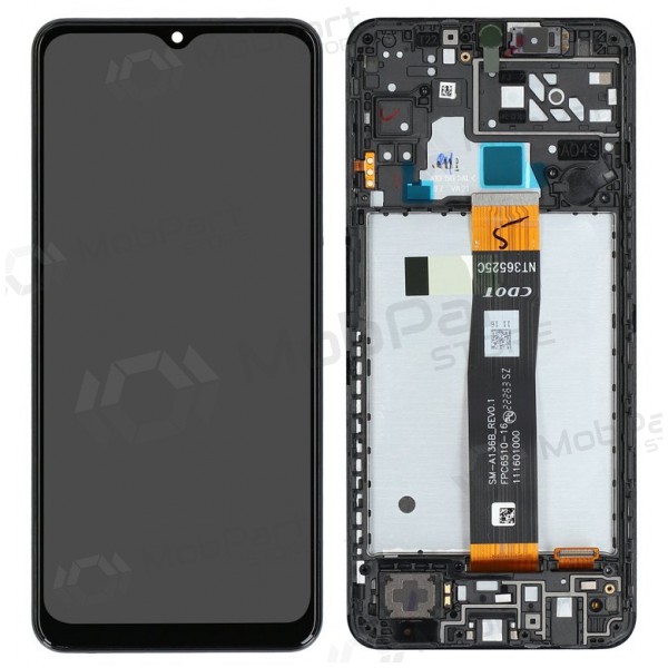 Samsung Galaxy A04s screen (black) (with frame) (original)