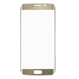Samsung G925F Galaxy S6 Edge Screen glass (gold) (for screen refurbishing)