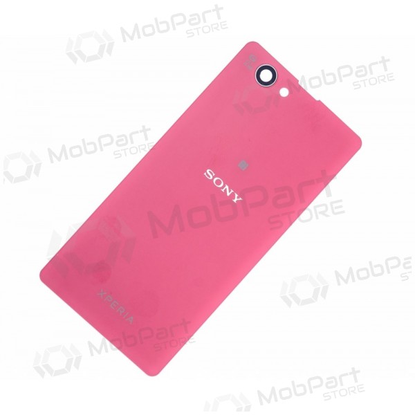 Voorwaarden behalve voor conjunctie Sony Xperia Z1 Compact back / rear cover (pink) - Mobpartstore