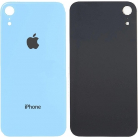 Apple iPhone XR back / rear cover (blue) (bigger hole for camera)