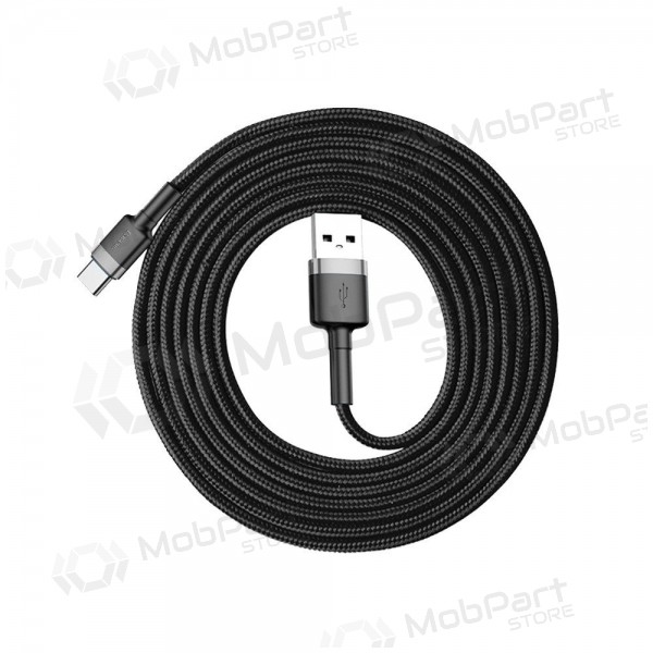 Baseus Cafule USB-C Cable 2m 2A (Grey-Black) CATKLF-CG1