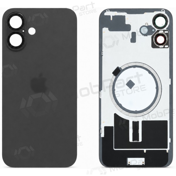 Apple iPhone 16 back cover - (black) - (Premium)