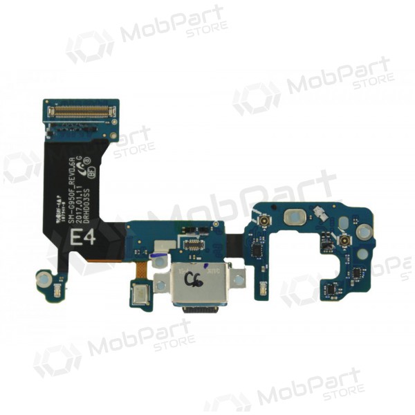 Samsung G950F Galaxy S8 charging dock port and microphone flex (service pack) (original)