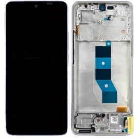 Xiaomi Poco M7 Pro 5G screen (violet) (with frame) (original)