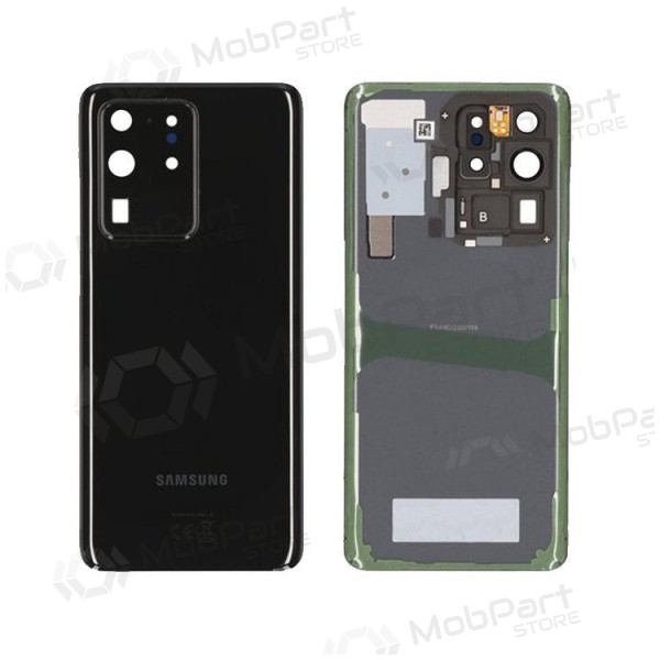 Samsung G988 Galaxy S20 Ultra back / rear cover black (Cosmic Black) (used grade C, original)