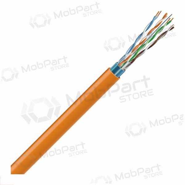 LAN network cable ECG FTP 5e (indoor, shielded, PVC/LSZH, 24AWG, B2ca(s1,d1,a1), 305m)