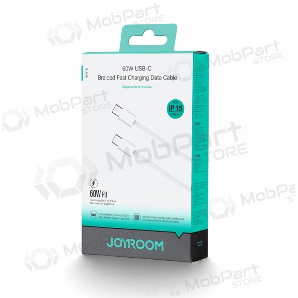 USB cable Joyroom S-A45 USB-C to USB-C 60W 1.0m white