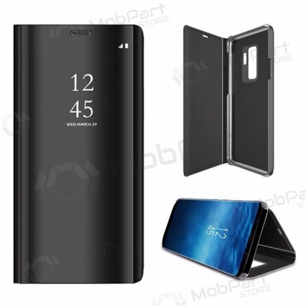 Apple iPhone X / XS case - Clear View Stand Cover (black)