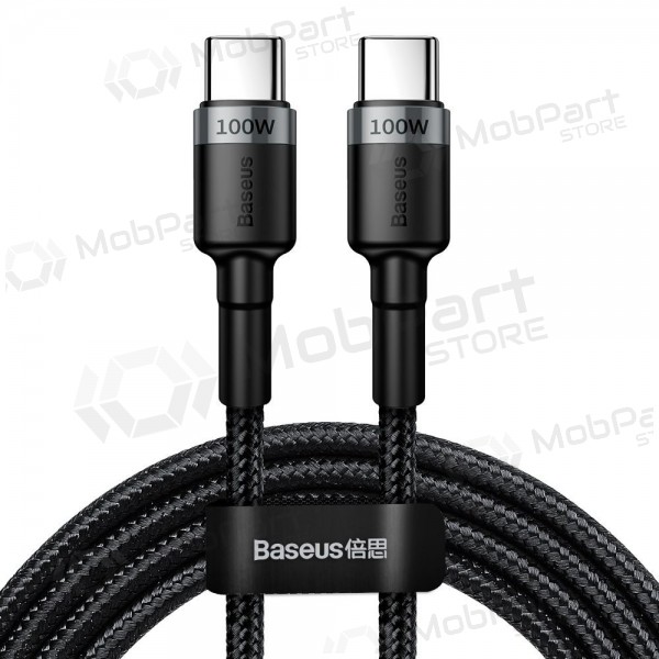 USB cable Baseus Cafule PD100W Type-C 2.0m grey-black CATKLF-ALG1
