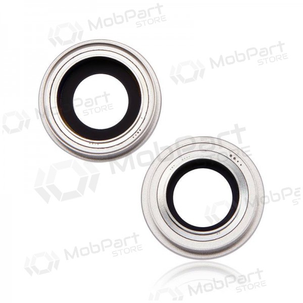iPhone 14 / 14 Plus camera glass / lens (2pcs) (white) (with frame) iPhone 14 / 14 Plus camera glass / lens (2pcs) (white) (with frame)