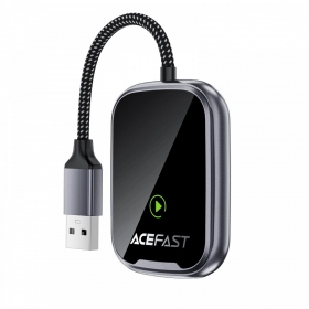 CarPlay adapter Acefast QC1 wireless Android Auto black