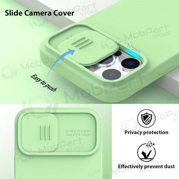 Apple iPhone 14 case „Nillkin Silicone“ (light green) Apple iPhone 14 case „Nillkin Silicone“ (light green)