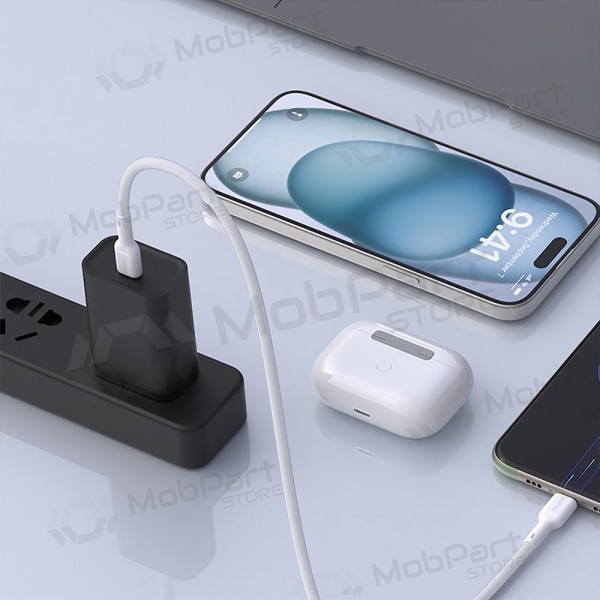 USB-C cable Dudao L9C USB-C to USB-C 1 m 65 W white