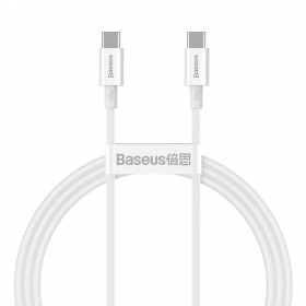 Cable Baseus Superior Type-C - Type-C 100W 1.0m (white) CATYS-B02