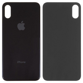 Apple iPhone XS back / rear cover grey (space grey) (bigger hole for camera)