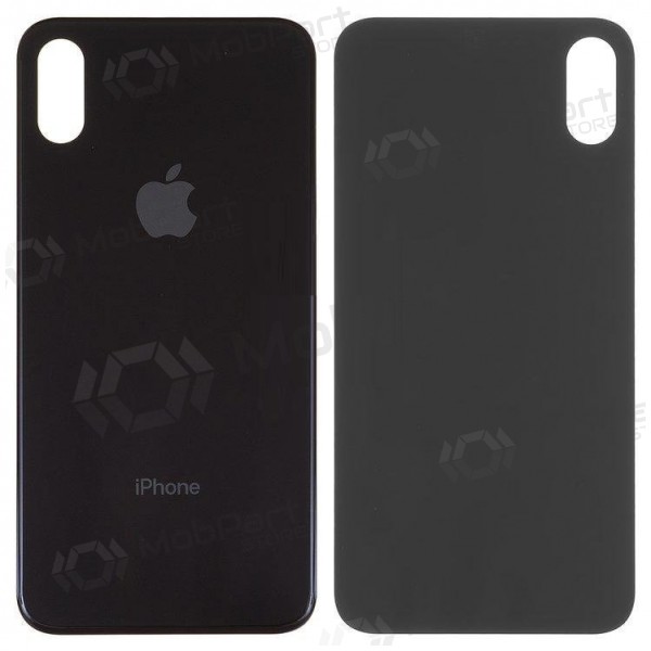 Apple iPhone XS back / rear cover grey (space grey) (bigger hole for camera) Apple iPhone XS back / rear cover grey (space grey) (bigger hole for camera)