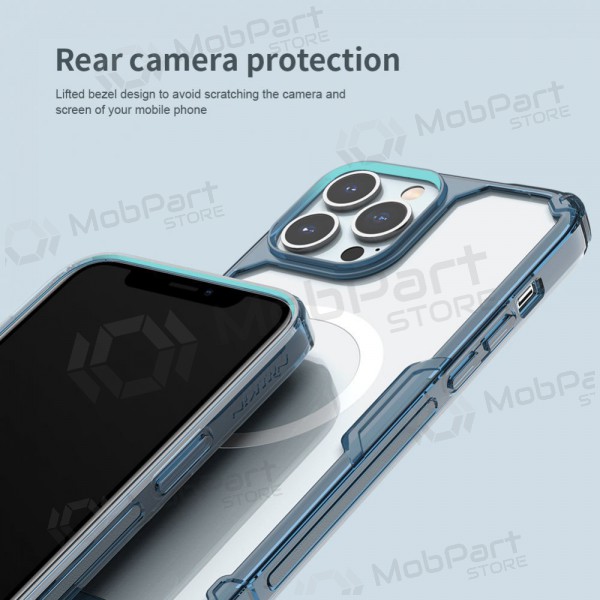 Apple iPhone 14 Plus case „Nillkin Nature Magnetic“ (blue) Apple iPhone 14 Plus case „Nillkin Nature Magnetic“ (blue)