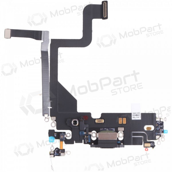 Apple iPhone 13 Pro charging port and microphone connector (black)