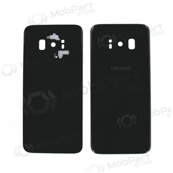Samsung G955F Galaxy S8 Plus back / rear cover black (Midnight black) (used grade C, original) Samsung G955F Galaxy S8 Plus back / rear cover black (Midnight black) (used grade C, original)