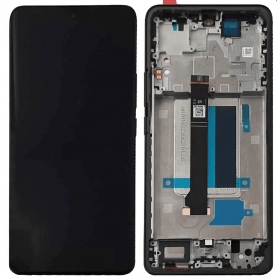Xiaomi Redmi Note 13 Pro+ 5G screen (black) (with frame) (OLED)