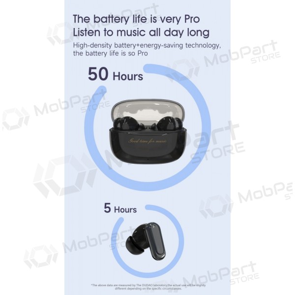 Wireless headphones with microphone Dudao U8Pro Bluetooth USB-C white