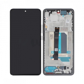 Xiaomi Redmi Note 14 Pro+ 5G screen (black) (with frame) (original)