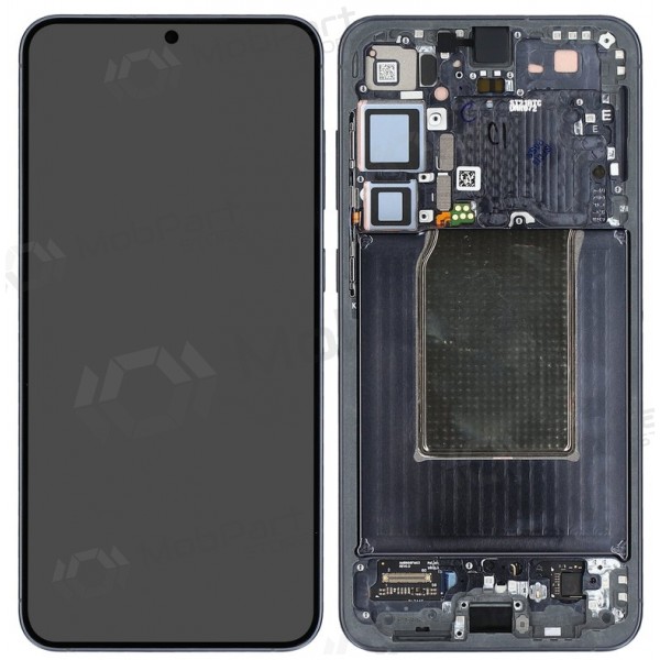Samsung Galaxy S25+ screen (black) (with frame) (assembled service pack)