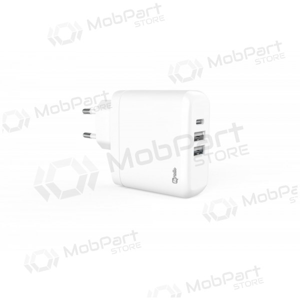 Charger BeHello USB-C 45W PD + 2 USB (white)