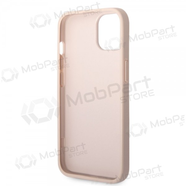 Apple iPhone 14 case - Guess PU 4G Metal Logo (pink)