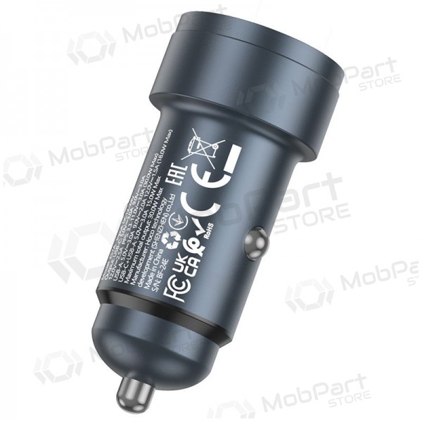 Car phone charger Hoco Z57A 30 W USB-C + USB-A