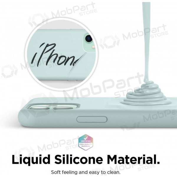 Apple iPhone 14 case -Liquid Silicone- (mint)