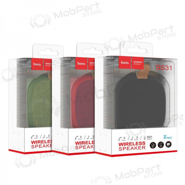 Bluetooth portable top speaker Hoco BS31 (red)