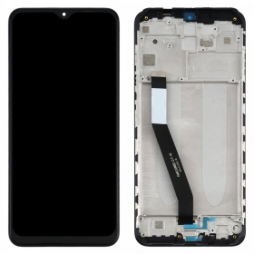 Xiaomi Redmi 9 screen (black) (with frame) (service pack) (original)