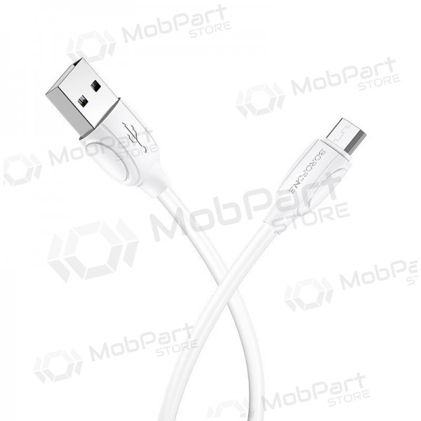 USB cable Borofone BX19 USB-A to MicroUSB 1.0m white