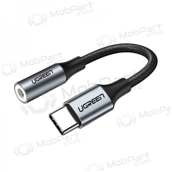 Audio adapter Ugreen AV161 USB-C to 3.5 mm gray