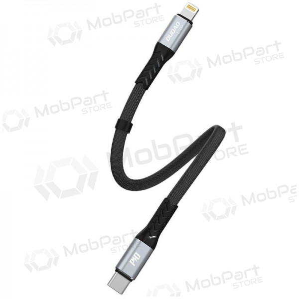 Lightning cable Dudao L10P USB-C to Lightning 0.23 m 20 W black