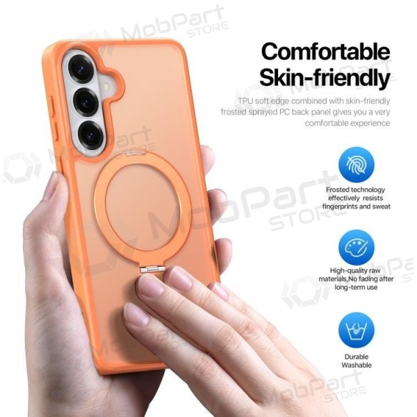 Samsung Galaxy S26 Ultra case - Dux Ducis Yind Magnetic Stand (orange)