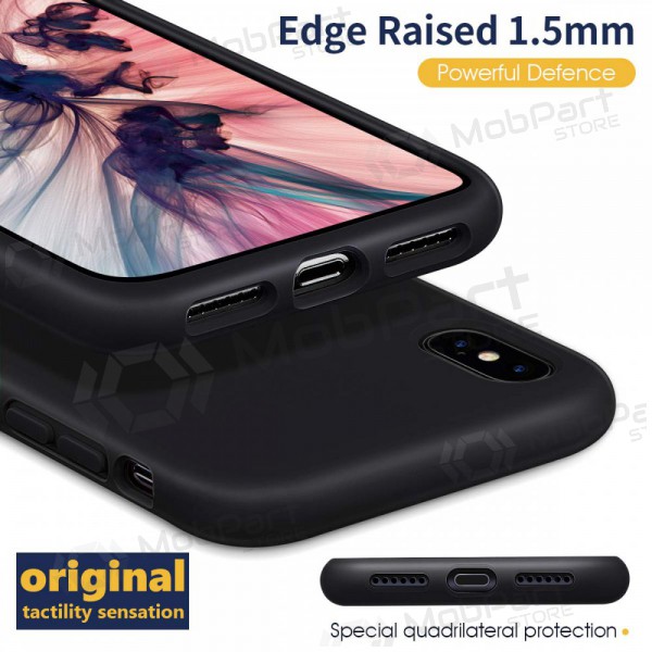 Apple iPhone 13 mini case - Liquid Silicone - 1.5mm (black)