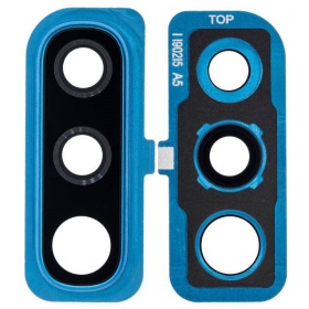 Samsung A505 / A705 Galaxy A50 2019 / A70 2019 camera glass / lens (with frame) (blue)