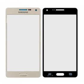 Samsung A500 Galaxy A5 Screen glass (gold) (for screen refurbishing)