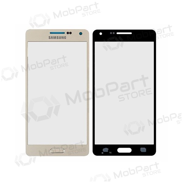 Samsung A500 Galaxy A5 Screen glass (gold) (for screen refurbishing)