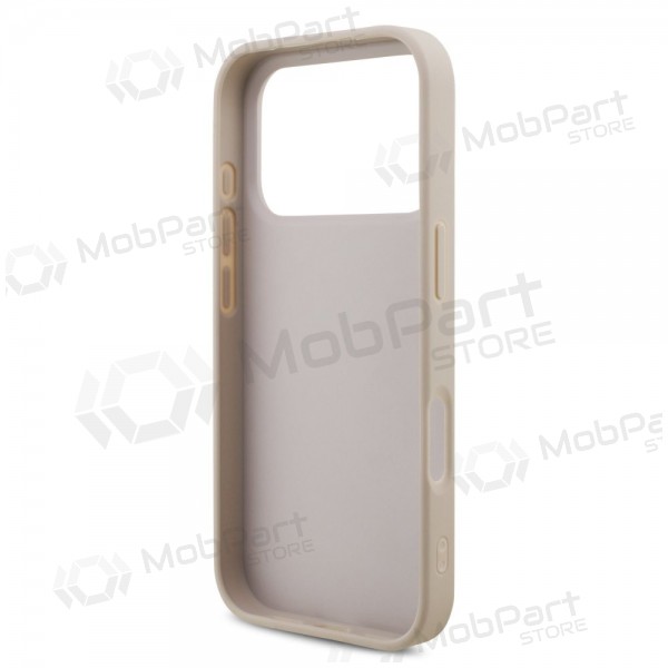 Apple iPhone 17 Pro case -Guess PU 4G Metal Logo- (pink)