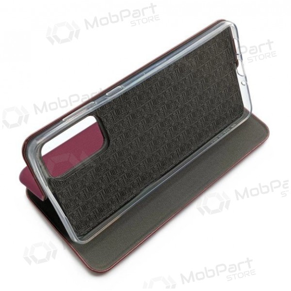 Xiaomi Redmi A7 Pro case -Book Elegance- burgundy