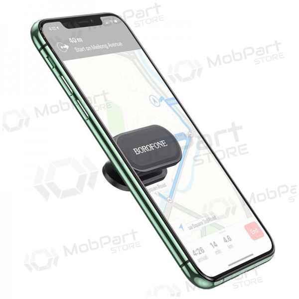 Automobilinis Universal telefono laikiklis Borofone BH29 klijuojamas ant panelės, magnetinis, black