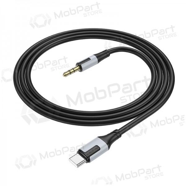 Audio cable Borofone BL19 USB-C to 3,5mm black