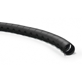 Spiral conduit for cable protection with cable insertion tool D30 Hellermann Tyton HWPP30 (REEL 25m, black)