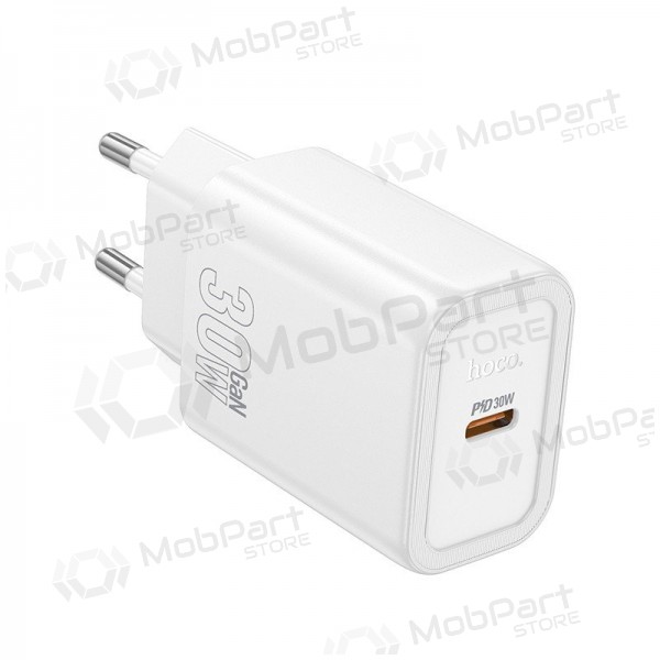 Phone charger Hoco N62 30 W GaN USB-C white
