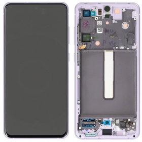 Samsung Galaxy S21 FE 5G screen (levandos) (with frame) (original)