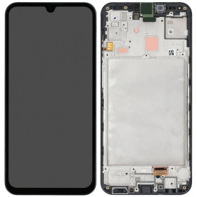 Samsung Galaxy A15 4G / A15 5G screen (black) (with frame) (original)