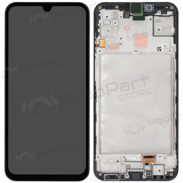 Samsung Galaxy A15 4G / A15 5G screen (black) (with frame) (original)